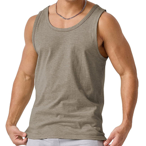 Prix de gros personnalisé – Débardeurs de sport pour hommes, anti-transpiration, légers, à bas prix - Product Image 1