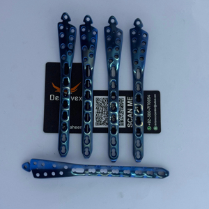 Dentavex DC-BLP-0001 Distal Tibia <b>Locking</b> Plate Titanium 7-Hole Orthopedic Expert Tibial Nail Instrument Set CE Certified Class - Product Image 2