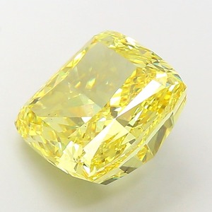 Diamant CVD de laboratoire 10,09 carats Jaune vif fantaisie Pureté VS2 Polissage EX Forme coussin Fournisseur B2B Pierre brute en stock - Product Image 3