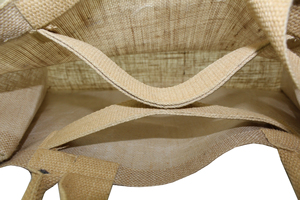 Sacs fourre-tout en jute de haute qualité, durables, à motif camouflage, pour le vin et les mariages, tailles S, M, L, XL, avec corde et logo personnalisé, naturels - Product Image 5
