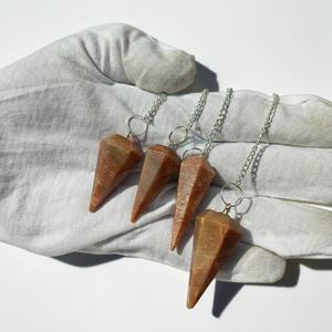 ลูกตุ้มคริสตัลมูนสโตนพีชธรรมชาติระดับพรีเมียม |   หินบำบัดฮวงจุ้ยขัดเงาสำหรับการทำสมาธิเรกิและการทำนายดวงชะตา - Product Image 5