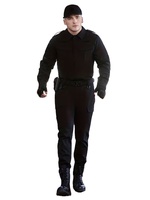 Black Cotton Quick-Dry Breathable High Quality Tear Resistant Anti-electricity Customized Color Long Sleeve Coat Guard Uniform