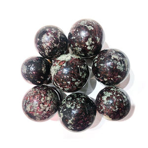 Venta al por Mayor de Esferas de Eudialita, Cristales Naturales, Piedras Preciosas Raras, Esferas de Eudialita Pulidas, Decoración, Regalo para Navidad - Product Image 1