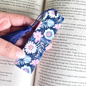 Marcapáginas de madera con estampado floral esmaltado, superventas, suministros de fabricación para manualidades escolares y bibliotecas - Product Image 1