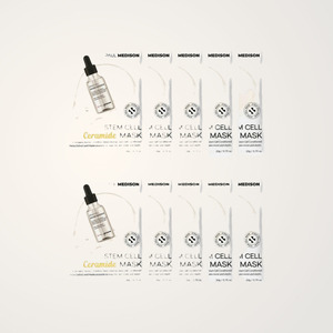 แผ่นมาส์กหน้า Polmedison Stem Cell Ceramide Mask Pack 10 แผ่น มาส์กบำรุงผิวหน้า แผ่นมาส์กหน้า มาส์กสำหรับผิวหน้า มาส์กหน้า- เกาหลี - Product Image 4