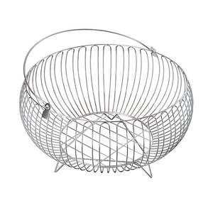 Cesta de Almacenamiento Multiusos Rectangular de Alambre Metálico, Ecológica, Estilo Vintage, con Frente Abierto y Fácil Acceso, Organizador para el Hogar - Product Image 2