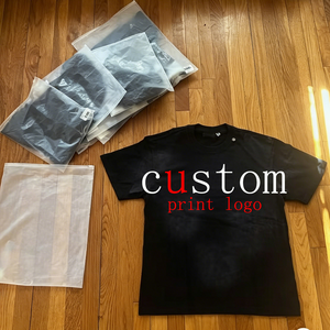 260GSM Cotton Crew Neck Streetwear Custom Logo Rhinestone Print Reactive Dyed High Quality Vacation Travel Wear Stable Supplier - Product Image 1