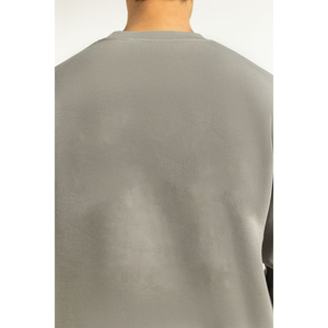 Sweat-shirt streetwear pour homme, 240g, coton molletonné, épais, col rond, hiver, service OEM écologique - Product Image 6