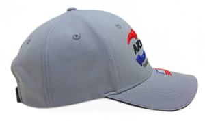 Venta al por mayor OEM gorras deportivas en Vietnam de alta calidad sin estructura Curvel ala algodón papá sombreros gris 3D bordado Logo gorras de béisbol - Product Image 5