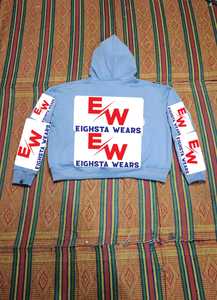 Sudadera con Capucha Personalizada con Logotipo 3D en Relieve, Venta al Por Mayor de Fábrica 2023, Sudadera de Felpa Francesa de Alta Calidad, 100% Algodón, 420 g/m², Color Menta, Sudadera Lavada - Product Image 3