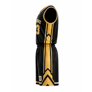 Uniforme de Baloncesto Unisex Transpirable de Sublimación Personalizada 100% Algodón de Alta Calidad, Precio al por Mayor, MOQ Bajo - Product Image 3