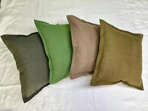 ปลอกหมอนสไตล์ผ้าทอแบบเรียบ ปิดด้วยผ้าคลุม ปลอกหมอนตกแต่งบ้าน - Product Image 2