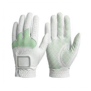 Guantes de golf de cuero Cabretta de máxima comodidad, durabilidad, estabilidad y agarre robusto, que se ajustan perfectamente a la forma, para todo tipo de clima, con logotipo personalizado. - Product Image 3