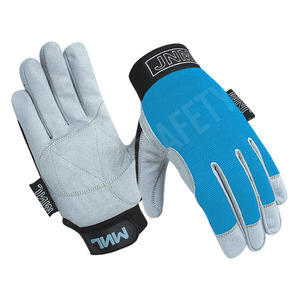 ถุงมือป้องกันการบาด Amara Daily Safety Gloves ผลิตจากหนังสังเคราะห์เสริมความแข็งแรง ดีไซน์นิ้วแบบ Saddle Finger ป้องกันการบาดที่ฝ่ามือ เหมาะสำหรับงานต่างๆ - Product Image 2