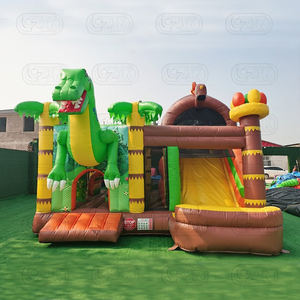 No eléctrica multijugador fiesta globo de aire inflable dinosaurio obstáculo <span class=keywords><strong>radical</strong></span> - Product Image 5