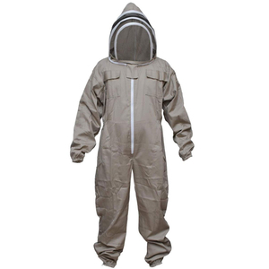 100% Cotton <b>Bee</b> Keeping <b>Suits</b> | Full Body Protection <b>Suits</b> | 3 Layer Ventilated <b>Bee</b> Keeper <b>Suits</b> with OEM ODM Service - Product Image 1