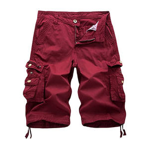 Shorts décontractés mi-longs pour hommes, brodés, taille haute, en coton respirant et écologique pour usage quotidien, fabricant OEM - Product Image 6
