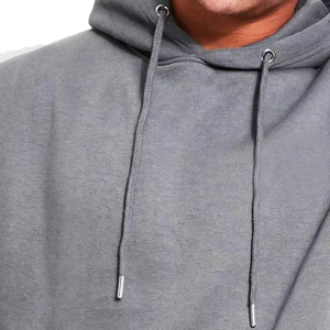 Men Grey Hooded <b>Tracksuit</b> Set Cargo Pockets Full Sleeve Casual Sweatshirt And Pants Solid Color 100 Cotton Autumn Wear - Product Image 2