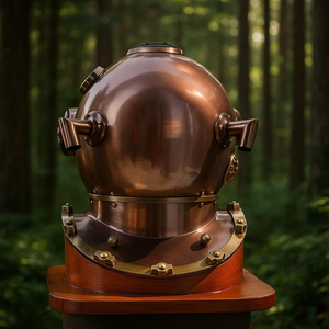 Casco de Buceo Vintage Mark V de la Marina Estadounidense, Casco de Buceo Profundo de Latón y Cobre, Decoración Náutica para el Hogar, Oficina, Bar, Restaurante - Product Image 3