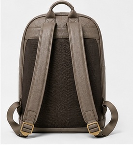 Black Genuine Leather Vintage Mens Business Travel Laptop <b>Backpack</b> <b>Waterproof</b> Anti-Theft Winter Polyester School Zipper Portable - Product Image 3