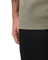 T-shirt pour homme en coton 100% à imprimé graphique vert olive, décontracté, manches courtes, col rond, respirant, séchage rapide, écologique, personnalisé