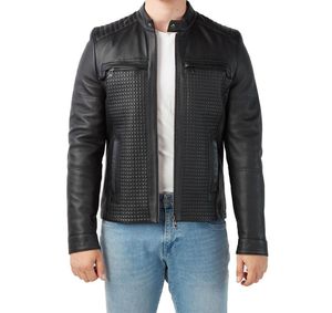 Chaquetas de Cuero de Moda para Hombre, Estilo Urbano, de Invierno, Buena Calidad, Cuello Alto Único, Precio Razonable, Diseño con Logotipo Frontal - Product Image 6