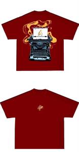 เสื้อยืดผู้ชายผ้าฝ้ายพิมพ์ลายสัตว์สไตล์สปอร์ต แขนสั้น ทรงฟุตบอล  แบบถัก  สีน้ำเงิน  ทรงปกติ - Product Image 2
