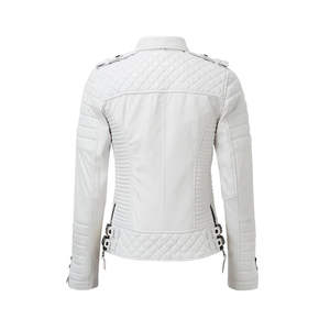 Chaqueta de Cuero para Mujer, Tallas Grandes, Invierno, Nueva Colección, Personalizable, Cómoda, Transpirable, Impermeable y Resistente al Viento - Product Image 3