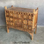 Caja de Madera Maciza Tradicional Hecha a Mano DAMCHIYAN con 3 Cajones - Decoración para Sala de Estar Combinable - Garantía de 10 Años - MOQ 1 - Product Image 3