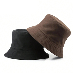 Chapeaux bob personnalisés en gros, chapeaux en coton légers, respirants, doux, avec logo imprimé ou brodé, mode décontractée, chapeaux d'été pour l'extérieur - Product Image 1