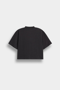 Camiseta Informal de Verano para Mujer, Transpirable y Cómoda, de Poliéster/Algodón, Negra, Corte Regular, de Secado Rápido, Alta Calidad, al por Mayor - Product Image 5