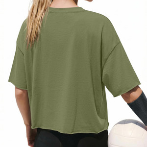 Camisetas de Fábrica OEM de Poliéster y Algodón para Hombre y Mujer, Corte Regular, Sólidas, Transpirables, Ecológicas, Casuales, Lisas, Estilo Urbano - Product Image 3