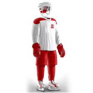 Uniforme de Hockey sobre Hielo Personalizado de Alta Calidad para Adultos, con Diseño Duradero 100% Poliéster y Opciones Personalizables - Product Image 3