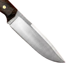 Couteau EDC en acier Damas fait main sur mesure, manche en bois, mosaïque, bolster en Damas - Product Image 6