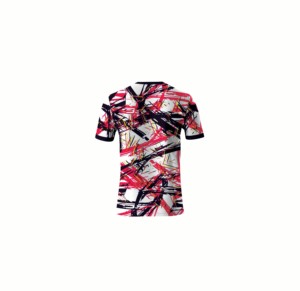 Camiseta Casual Sublimada para Hombre, Cuello Redondo, Manga Corta, Ligera, Suave, 100% Mezcla de Poliéster/Algodón con Estampado - Product Image 2