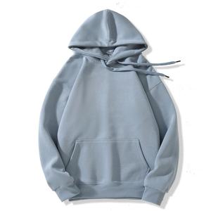 Heavyweight Cotton Oversized Hoodie Custom Logo <b>Plain</b> Blank Streetwear Unisex Fleece Pullover <b>Sweatshirt</b> Men Women Wholesale - Product Image 2