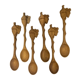 Cuchara de Té de Madera, Diseño Vintage, Mango Largo, Duradera, Ecológica, Chapada en Oro, Pulido Espejo, Capacidad de 10 ml, Utensilio de Cocina - Product Image 2