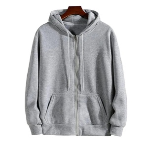 เสื้อฮู้ดผ้าฟลีซมีฮู้ด450gsm ผ้าฝ้ายกันความร้อนออกแบบได้ตามต้องการสำหรับฤดูหนาวผลิตช่วง380-500 GSM - Product Image 3