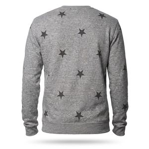 <b>Retro</b> Men <b>Sweatshirt</b> Oversized Boxy Fit Solid Color Heavyweight Fleece Crew Neck Casual Winter Top - Product Image 2