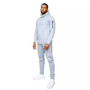 ชุดวอร์มแบบมีฮู้ดพิมพ์ลายสะท้อนแสงสำหรับวิ่งกลางคืน ชุดกีฬาขายส่งราคาถูกสำหรับทุกเพศ ชุดออกกำลังกายเพื่อความปลอดภัย - Product Image 1