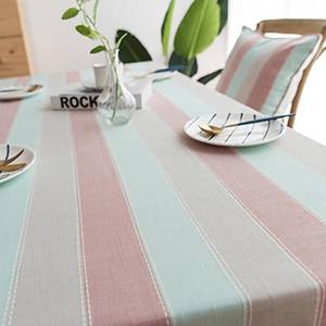 Custom Embroidered Cotton <b>Table</b> <b>Cloth</b> Premium Soft Fabric <b>Table</b> Cover for Dining <b>Table</b> Restaurant Banquet and Home Use - Product Image 2