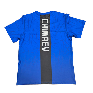 UFC Men's MMA Fight Kit Blue Sublimation Print T-Shirt and <b>Shorts</b> Set Quick Dry <b>Polyester</b> Mixed Martial Arts Wear Spandex BJJ - Product Image 4