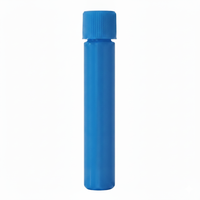 Tubes rigides transparents en PET résistants aux enfants avec bouchon à vis 120 mm, alternative au conditionnement en plastique compressible