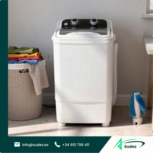 Sudex WM-359 7.5KG Semi Automatic Single Barrel Washing Machine <b>Mini</b> Pulsator Washer for Shoes Clothes Laundry Appliance - Product Image 1