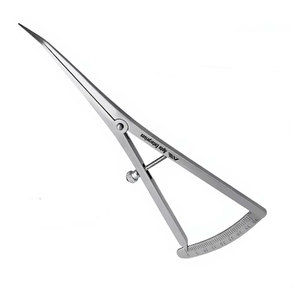 Calibre angulaire de 7 pouces pour la mesure et la cartographie osseuse, échelle de précision 0-40 mm, instrument chirurgical dentaire de qualité allemande - Product Image 4