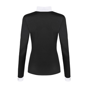 เสื้อโปโลสำหรับขี่ม้า ราคาประหยัด เสื้อเบสเลเยอร์สำหรับผู้หญิง คอลเลคชั่นใหม่ปี 2026 เสื้อขี่ม้าคุณภาพสูง พิมพ์ลายแบบซับลิเมชั่น - Product Image 1