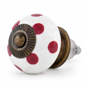 Boutons de meubles en céramique multicolores en gros, poignées et boutons ronds pour tiroirs et portes de cuisine - Product Image 1