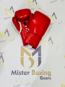 Set de Boxeo Profesional en Rojo, Incluye Guantes, Protector de Cabeza y Protector Inguinal, Equipo de Entrenamiento y Sparring para Luchadores - Product Image 5