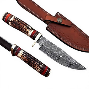 Couteaux à lame fixe de conception nouvelle, légers, avec manche en bois, fabrication sur mesure OEM, pour accessoires de chasse en plein air - Product Image 1