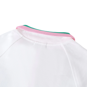 Custom Sorority <b>White</b> Quarter Zip <b>Sweatshirt</b> Unisex Wholesale Apparel Supply With Private Label Options Apparel Sourcing - Product Image 4